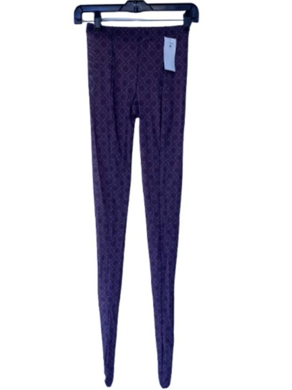 Tory Burch Purple Patterned Leggings